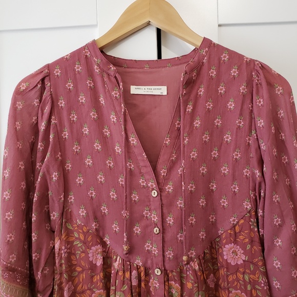 Spell Rust Maxi Dress like NEW - Picture 11 of 15